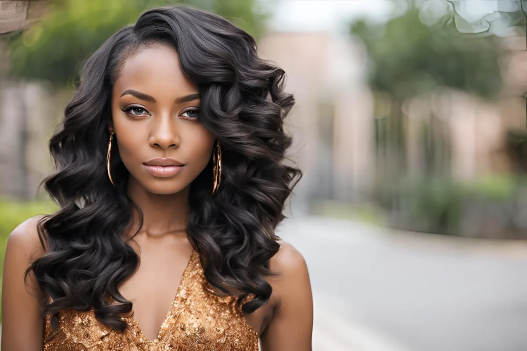 Loose WavesHairstyles for Black Girls