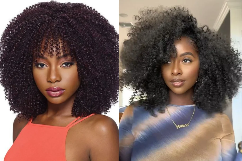 Partitioned Crochet Afro for Black Girls