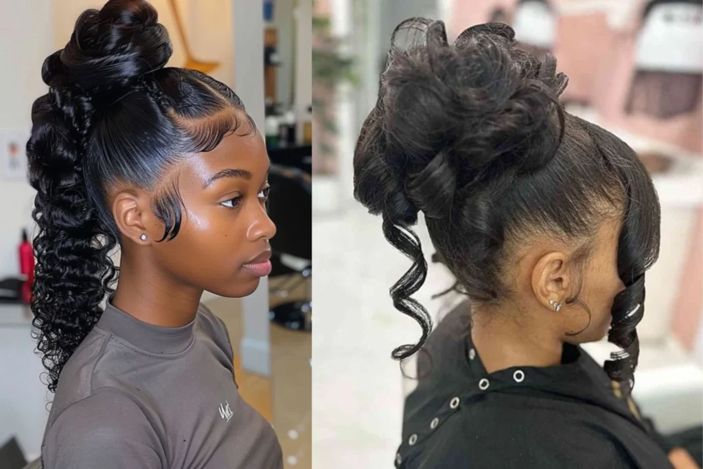 Weave Updo for Black Girls