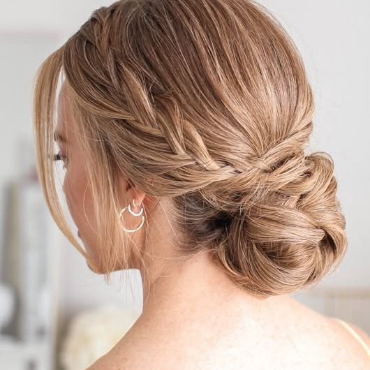 Braided Side Bun