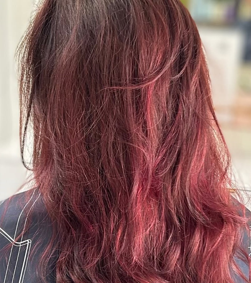 Deep Red Hair Color