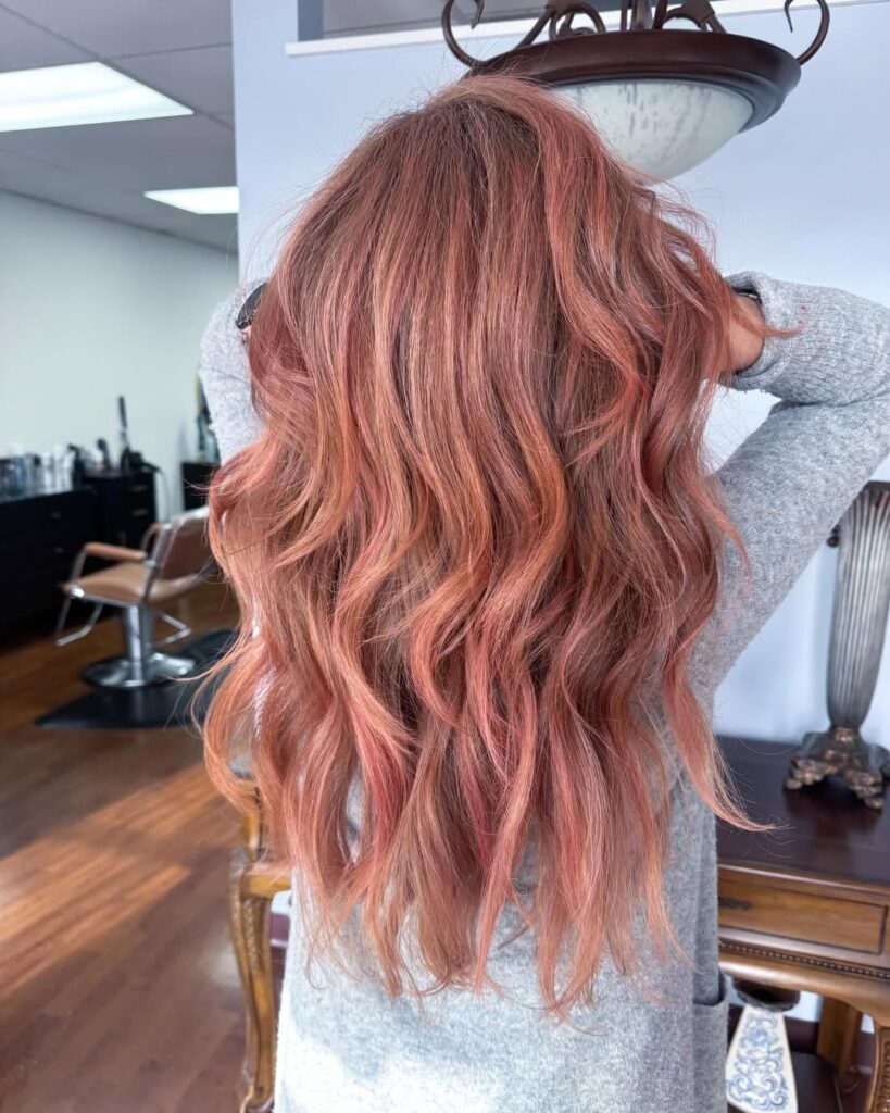 Rose-gold-balayage