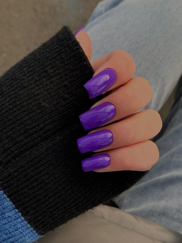 Radiant Purple Nails