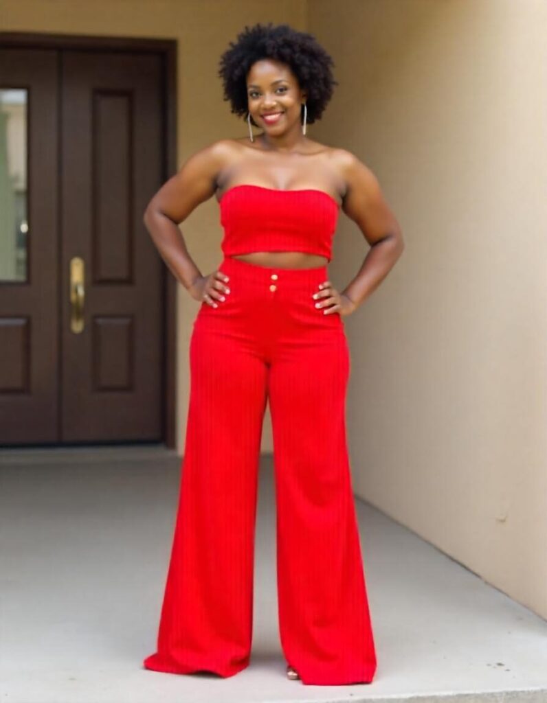 Bold and Confident Valentine’s Day Two-Piece Set