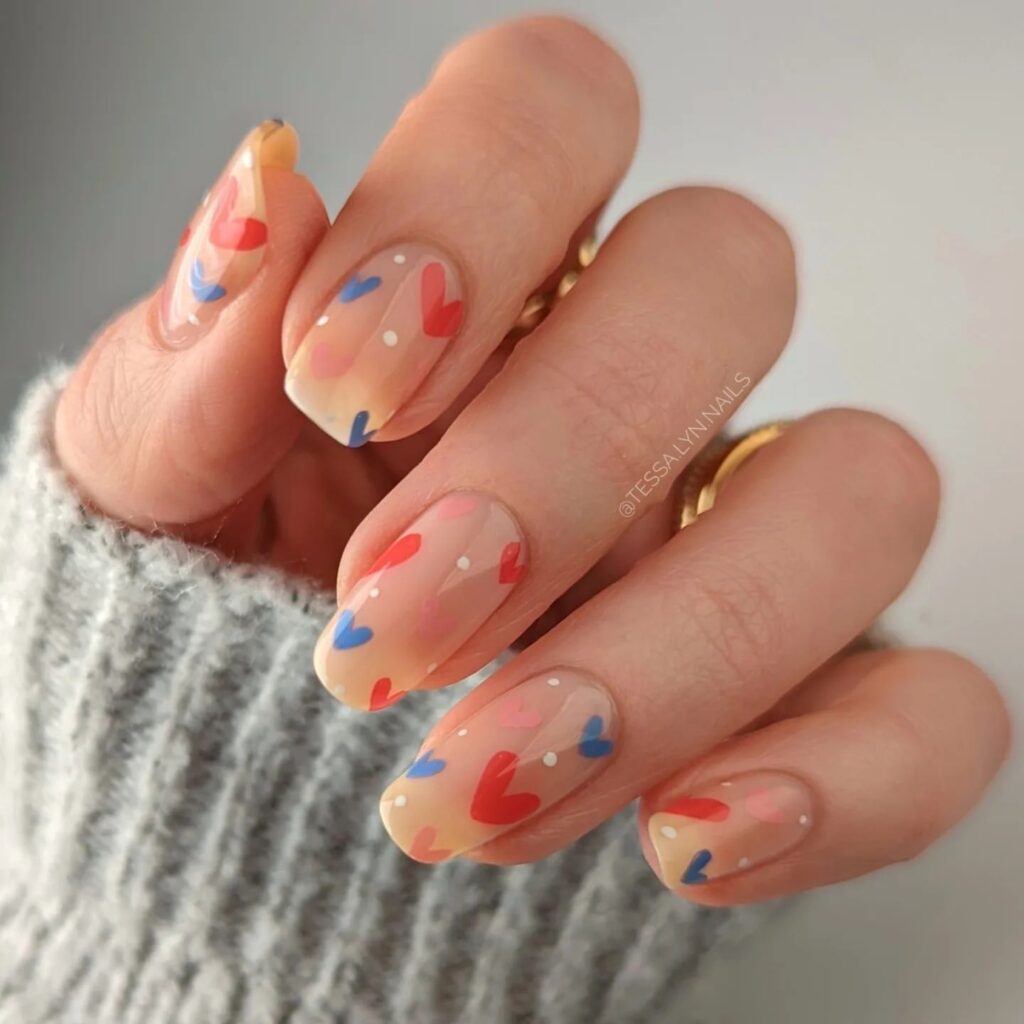 Cute-Valentines-Nails