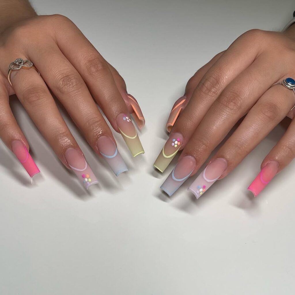 Pastel-Ombre-Valentines-Nails