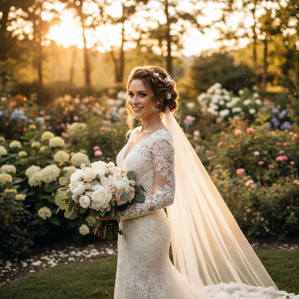 Elegant Bridal Hairstyles for Wedding