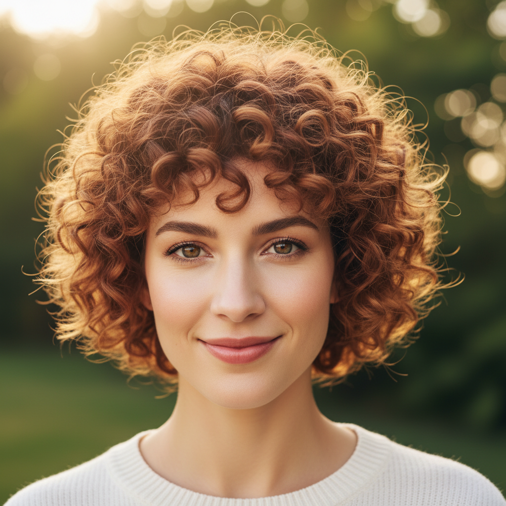 Cute Curly Hairstyles for Short Hair