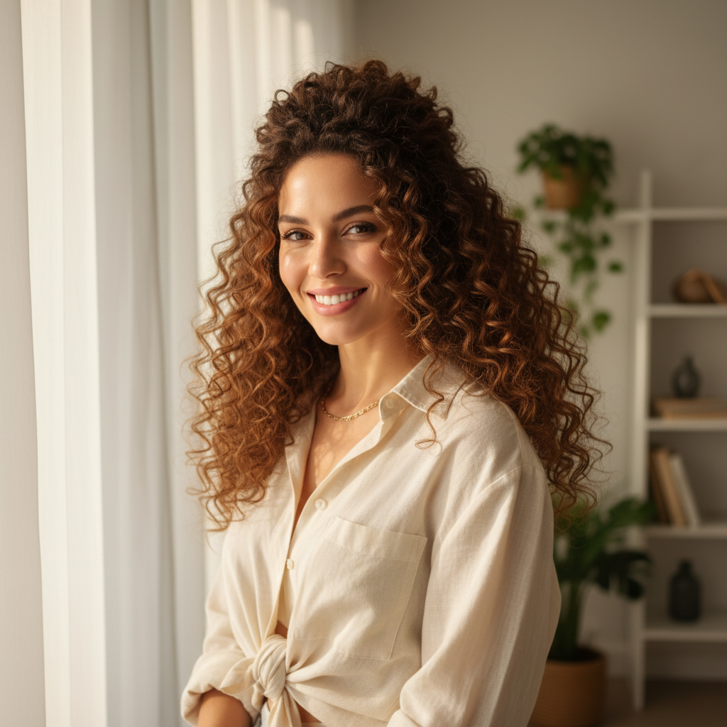 Easy Curly Hairstyles at Home