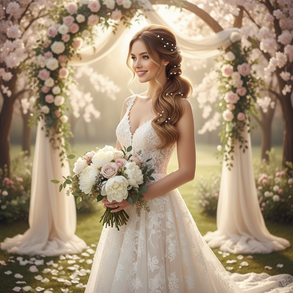 Modern Ponytail Hairstyles for Wedding Events