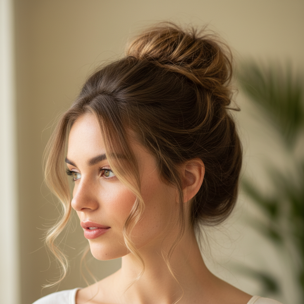 Quick Messy Bun Hairstyles You Can Do in 5 Minutes
