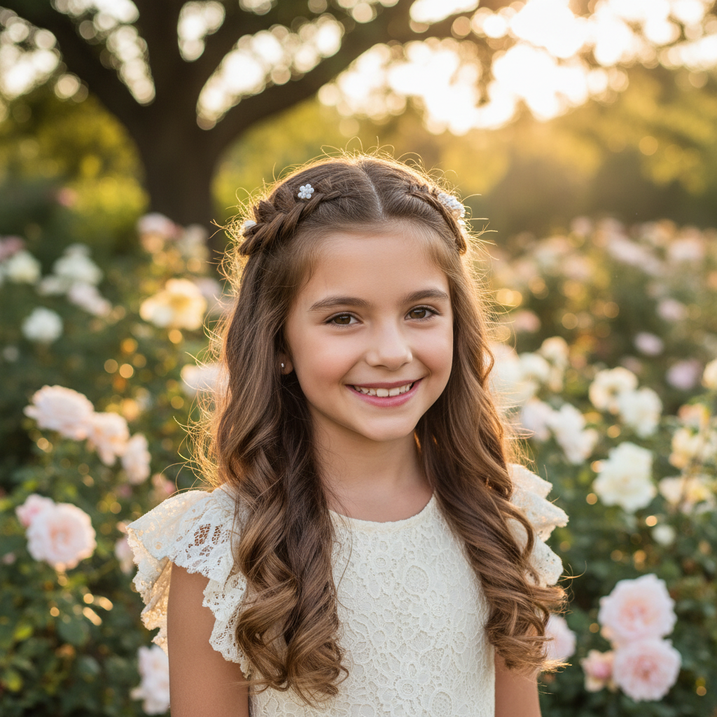 10 Beautiful Half Up Half Down Hairstyles for Girls