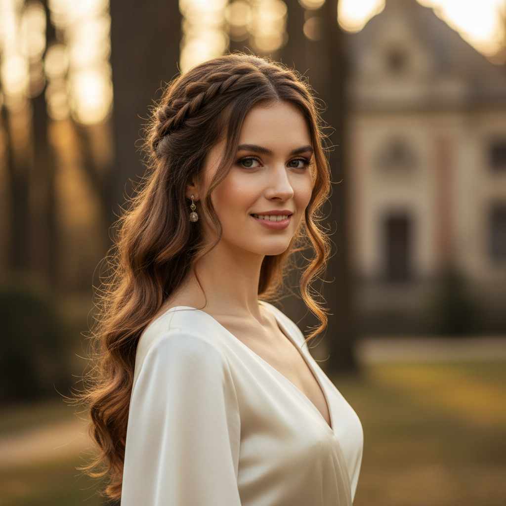 12 Modern Half Up Half Down Styles for a Polished Finish