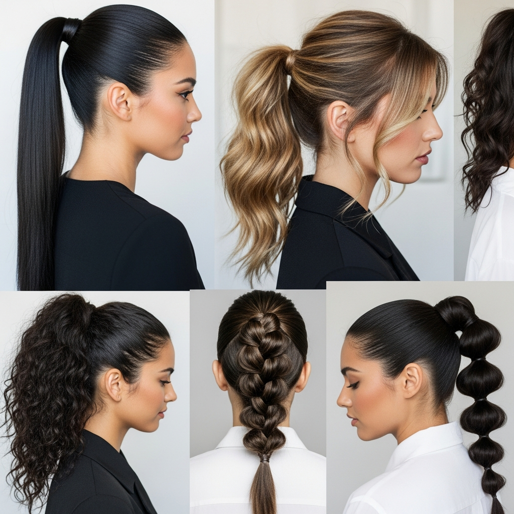 11 Ponytail Variations That Add Shape and Structure