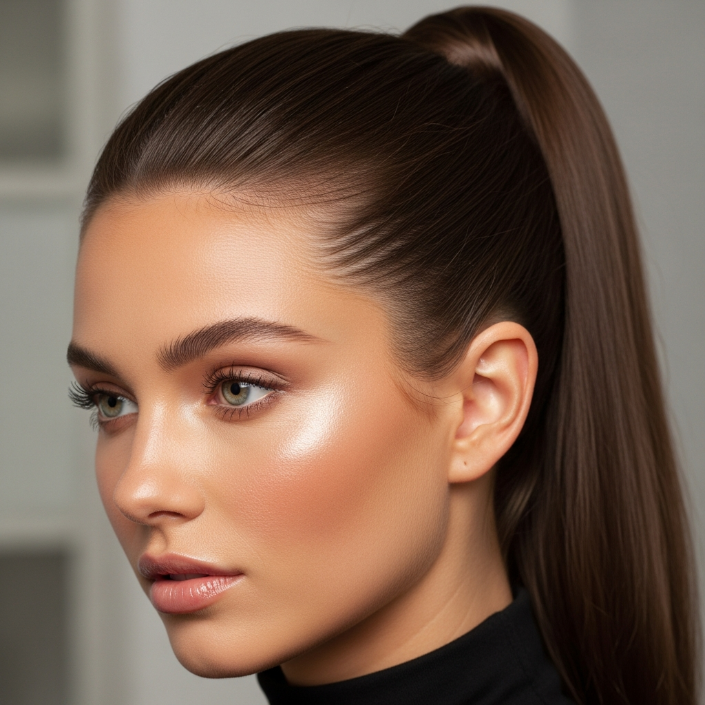 8 Ponytail Styles That Highlight Face and Hairline