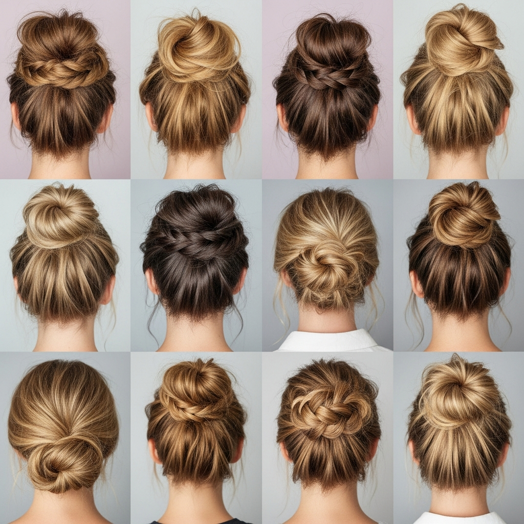 12 Messy Bun Hairstyles That Look Soft and Polished